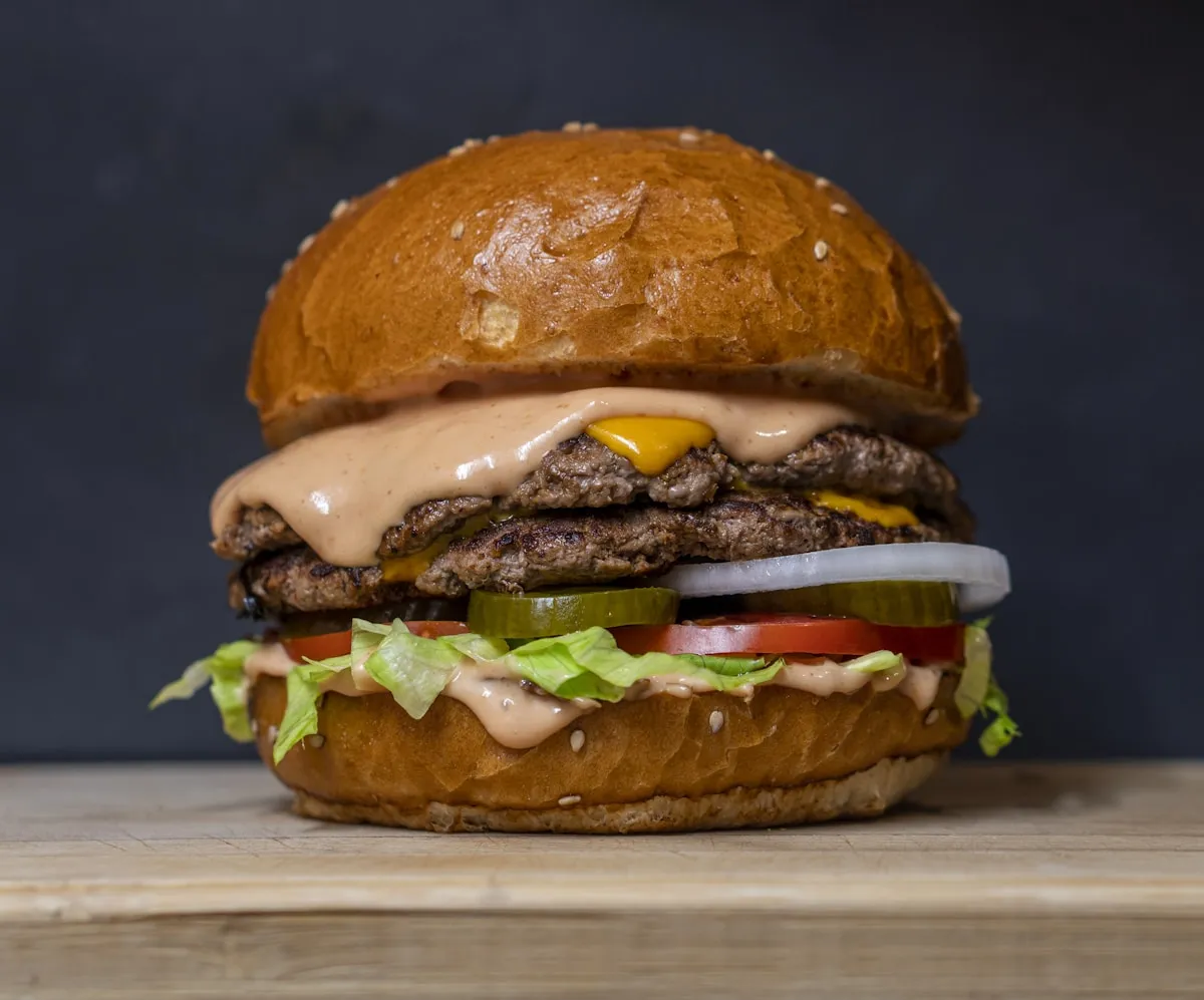 Doppeldecker Jalapeños Burger