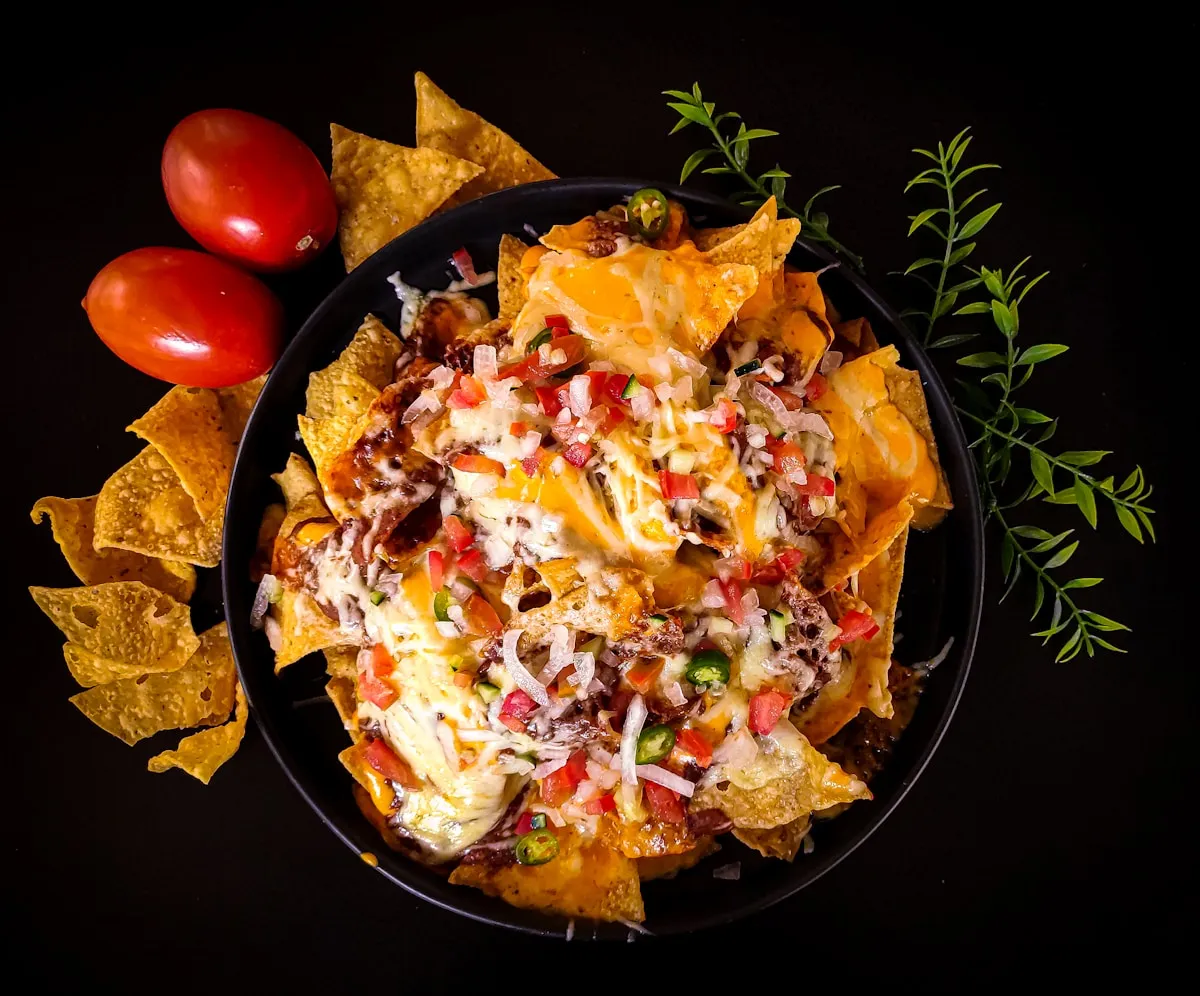 Nachos Especiales con Guacamole